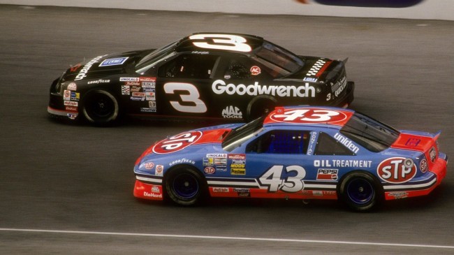 Dale Earnhardt and Richard Petty NASCAR