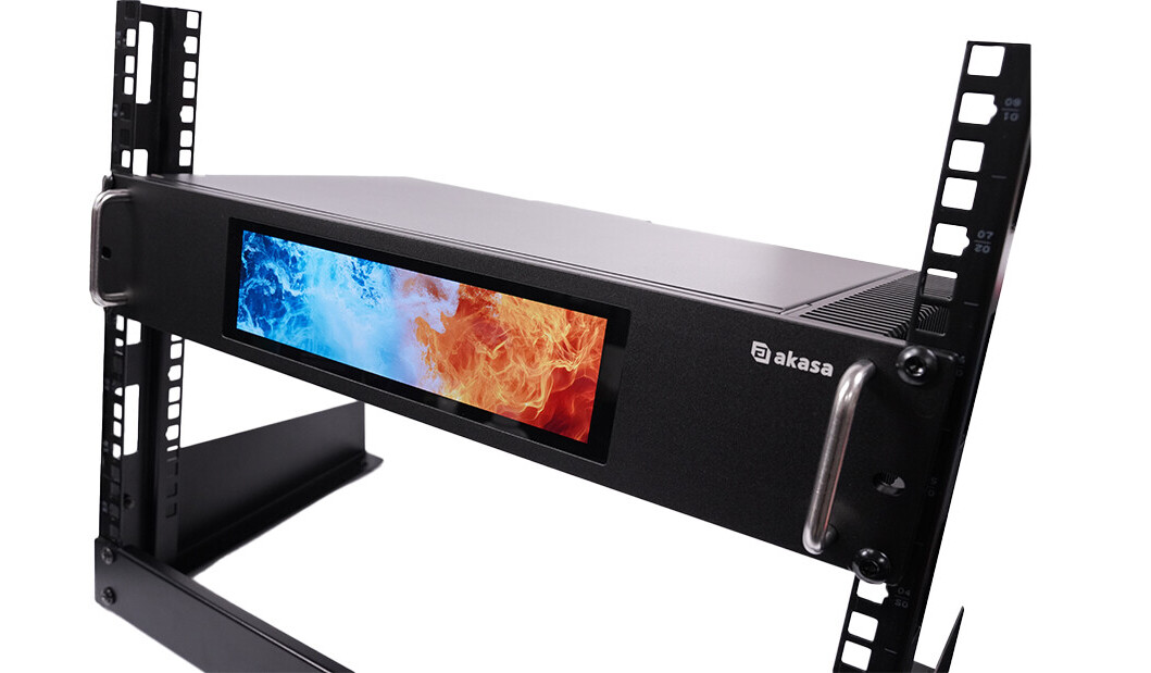 Akasa Shows First Fanless Enclosures with LCD Screens