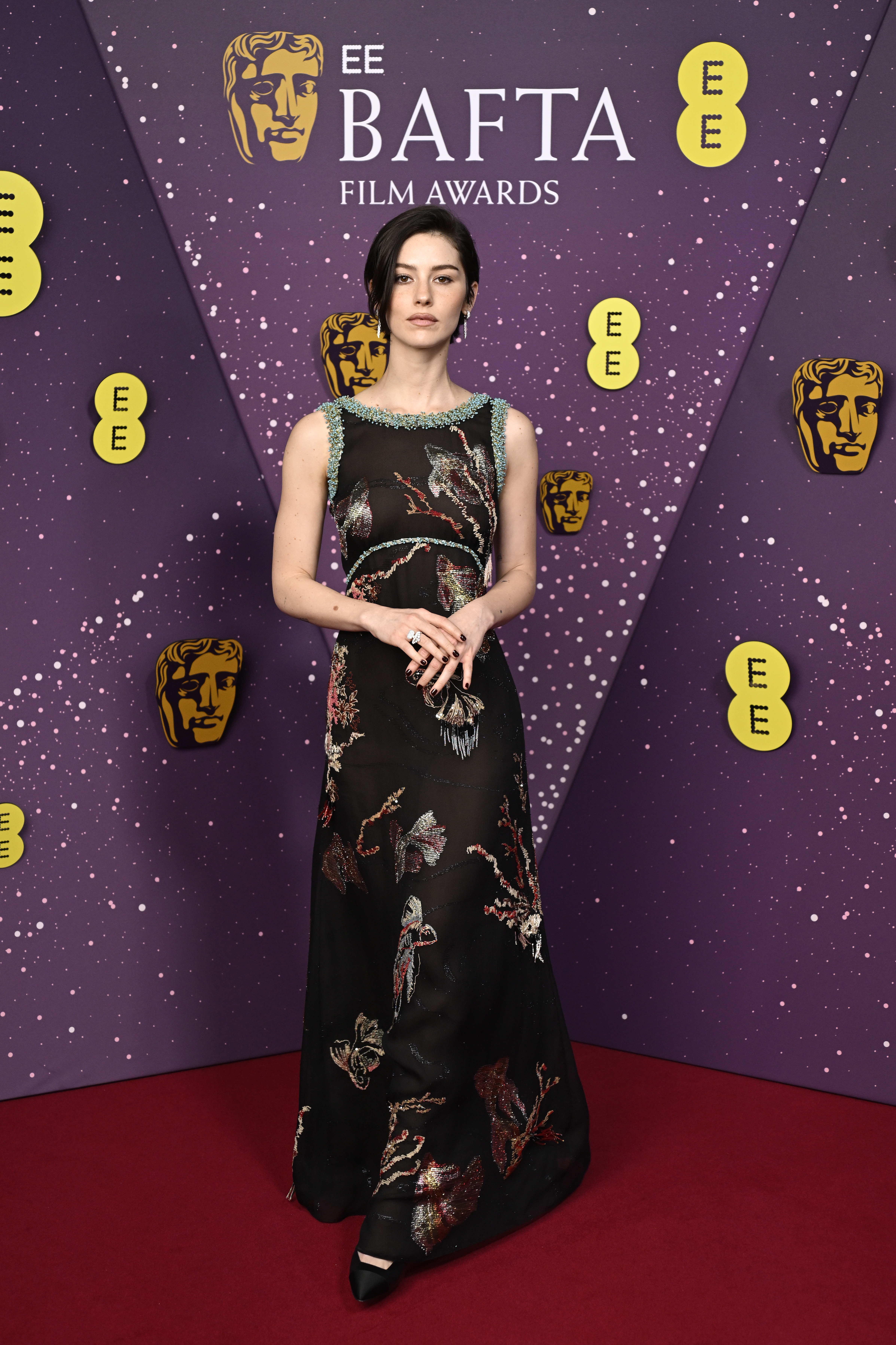 Gracie Abrams attends the EE BAFTA Film Awards 2026 at The Royal Festival Hall on February 22, 2026 in London, England.