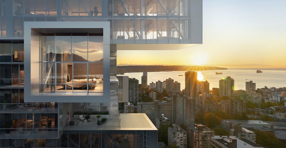 Fifteen Fifteen 1500 West Georgia Street Vancouver Bosa Properties Jenga Tower