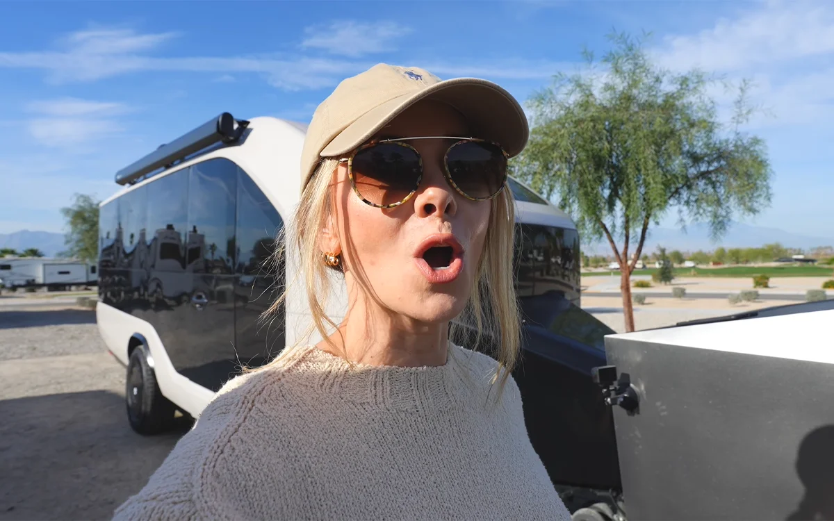 California woman tests the world’s first AI self-driving RV and finds something she didn’t expect would happen