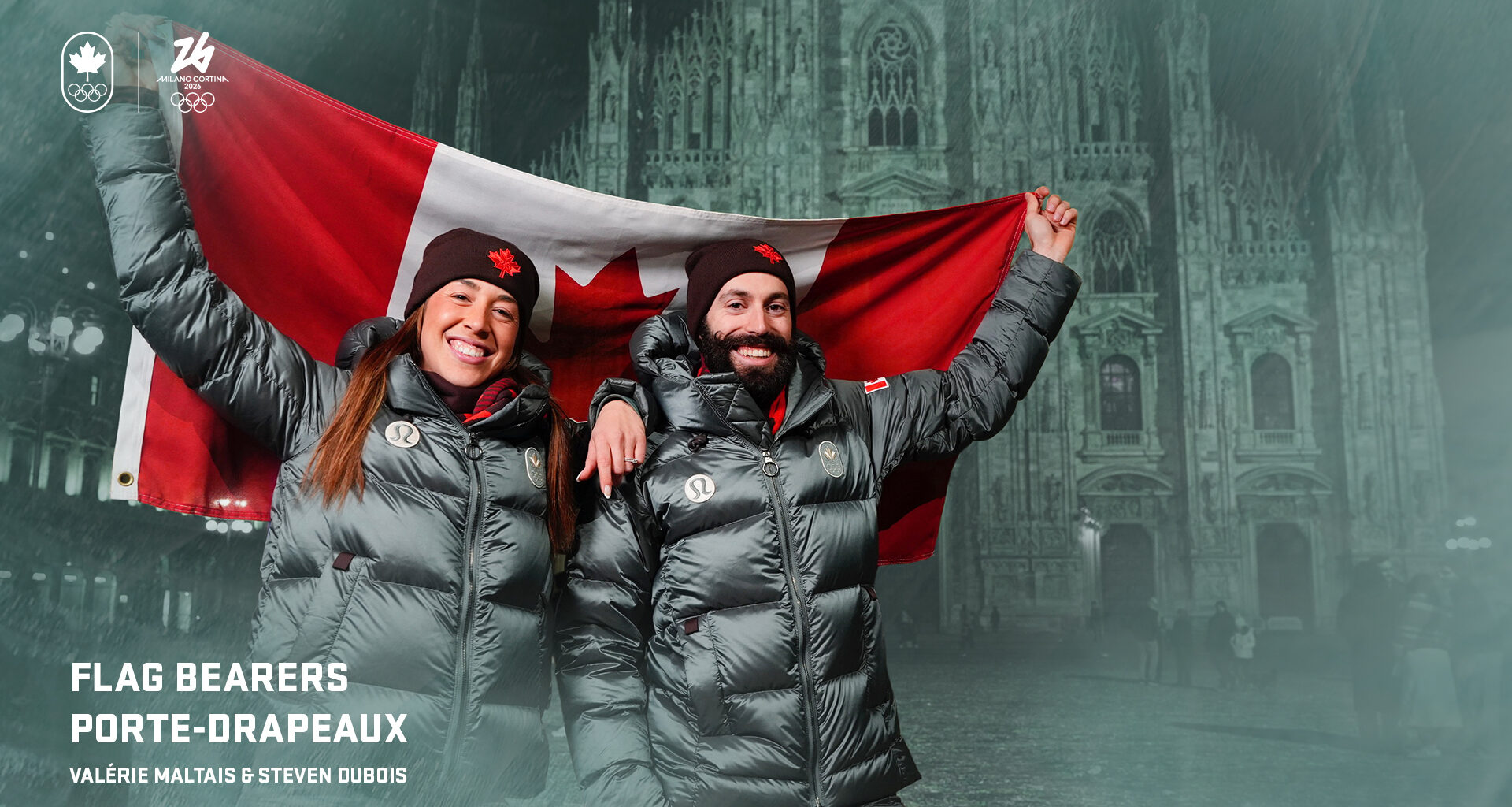 Maltais and Dubois to carry Canada's flag at Milano Cortina 2026 Closing Ceremony