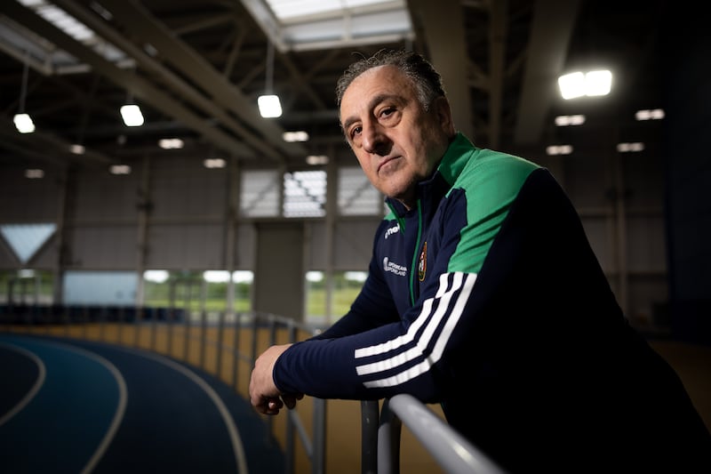 Zaur Antia at the National Indoor Arena in Abbotstown in 2024. Photograph: Morgan Treacy/INpho
