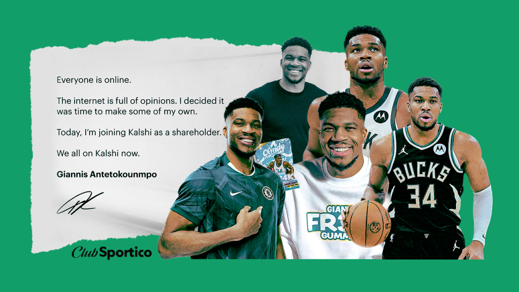 Giannis Antetokounmpo's Kalshi Deal Part of Star Turn: Club Sportico