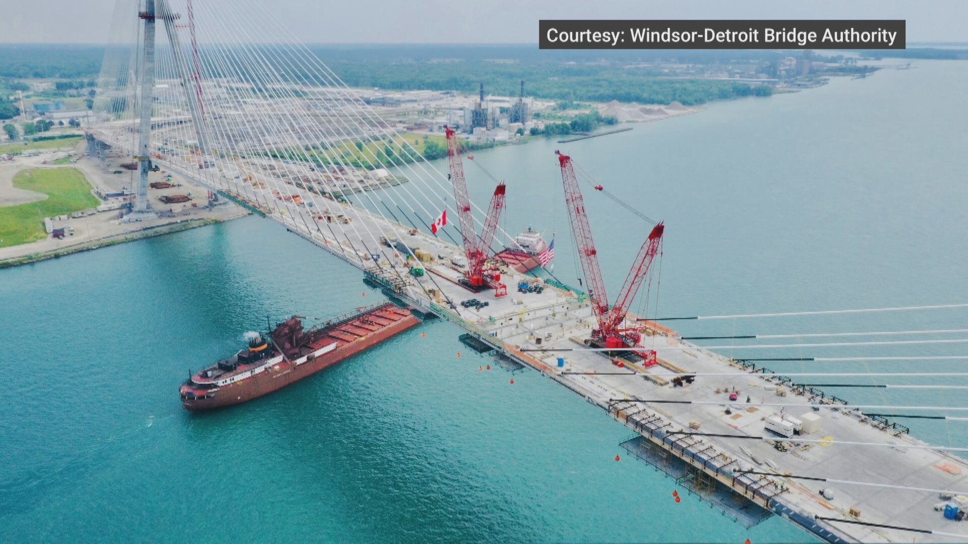 Click to play video: 'Canada’s newest border crossing links Windsor and Detroit'