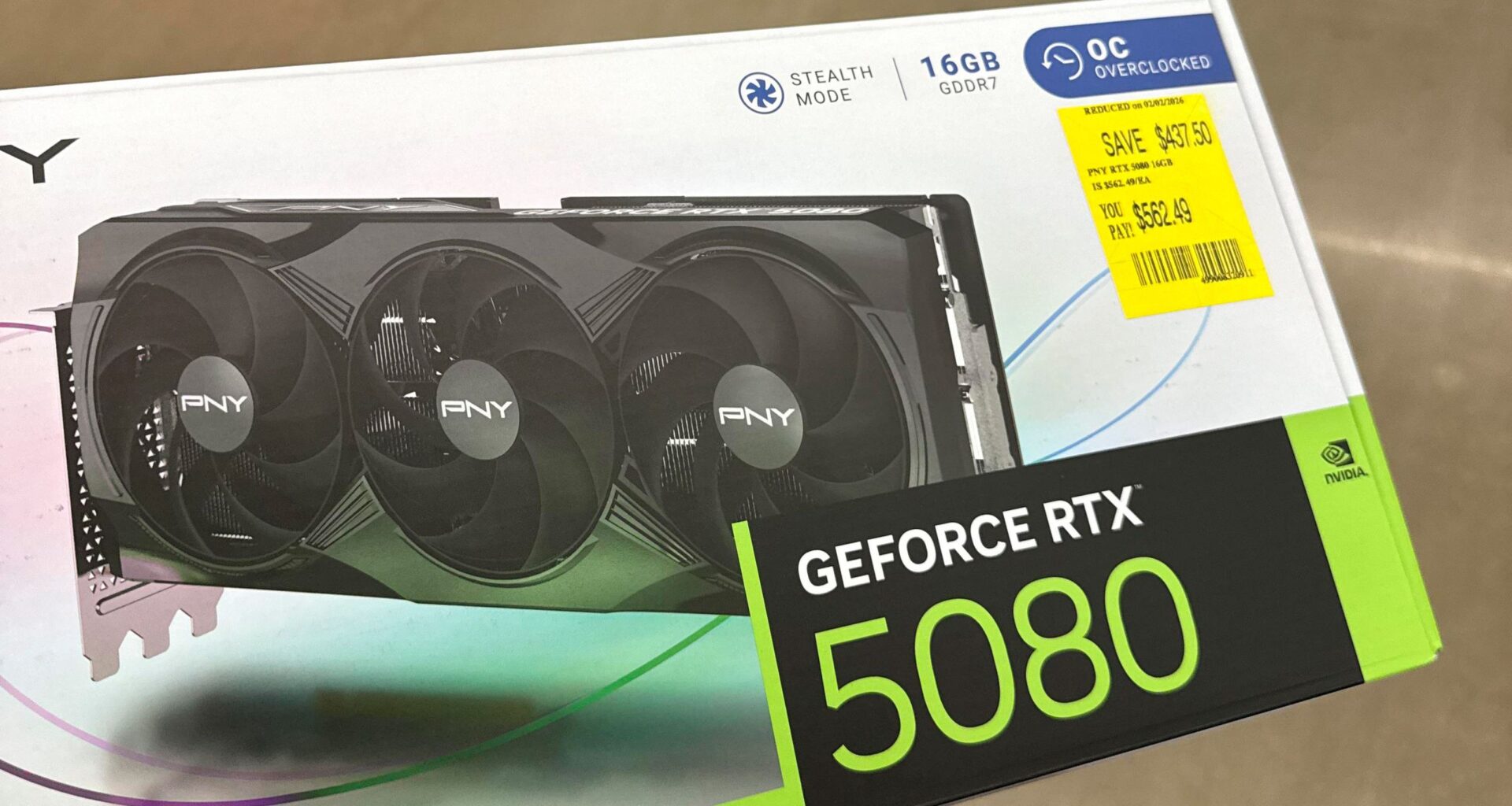 Gamer scores Nvidia’s $999 powerhouse RTX 5080 for a jaw-dropping $562 — the Walmart clearance aisle is the secret weapon to beat the AI-driven GPU shortage (Updated)