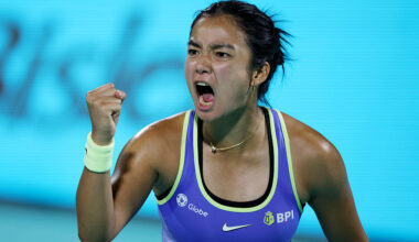 Eala comes from 4-0 down, saves match point in dramatic Abu Dhabi second-round win