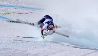 Lindsey Vonn ⁠crashes out; Breezy Johnson wins downhill at Winter Olympics | Winter Olympics News