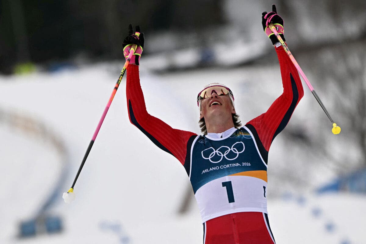 Klaebo won a historic 6th gold medal at the 50km cross country ski race in the Cortina Games.