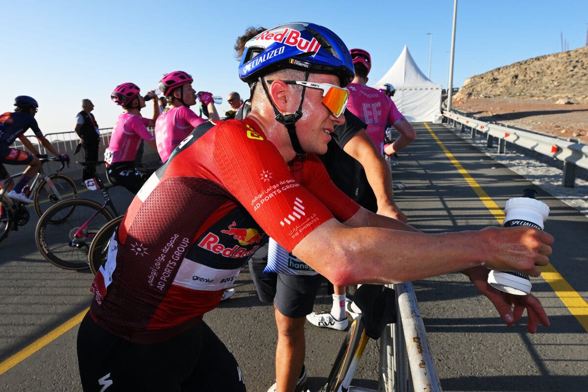 Evenepoel blew up on Jebel Mobrah.