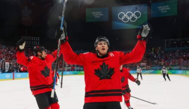Canada to play for gold in Olympic men’s hockey after comeback win over Finland