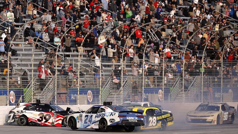 Ryan Sieg and Kyle Sieg Blast Corey Day After Lap 5 EchoPark Speedway Crash