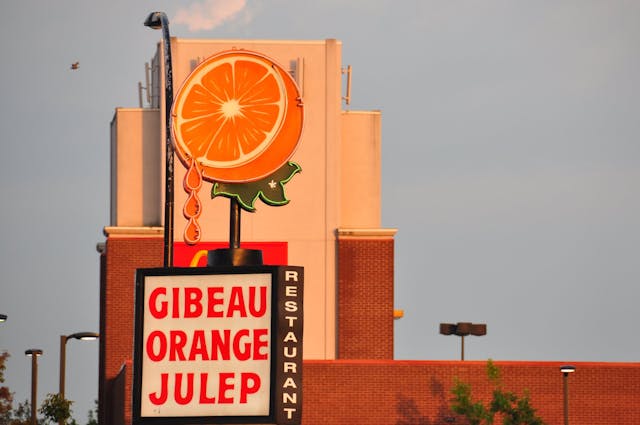 Gibeau Orange Julep signage