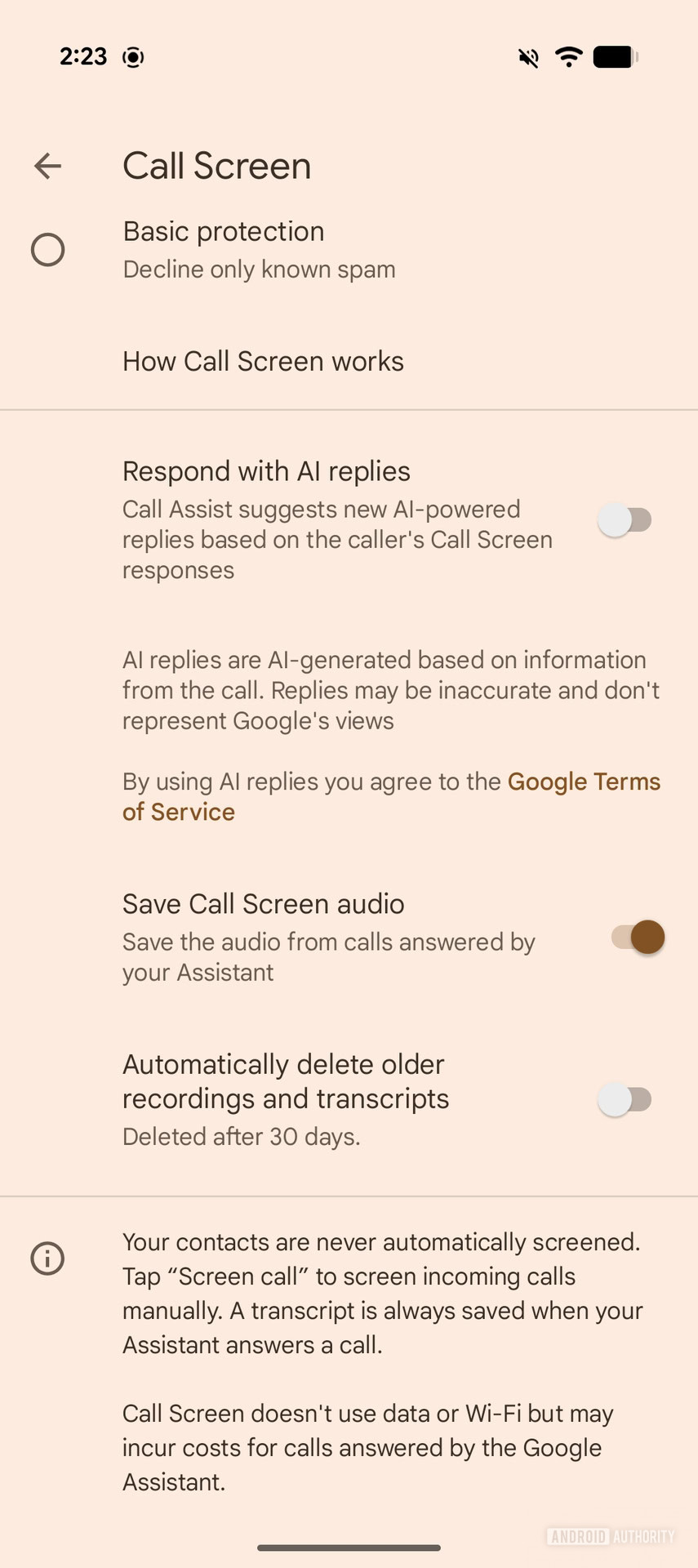 Google Phone app Current UI (1)