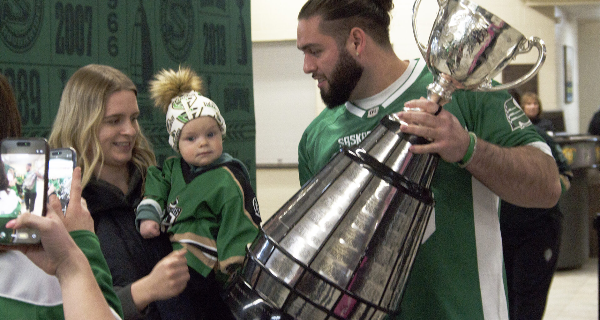 ‘Sask really feels like home’: Rider Jacob Brammer soaks up Grey Cup tour experience