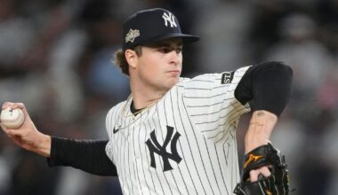 Yankees pitcher Cam Schlittler dealing with back inflammation, lat issue, will skip bullpens