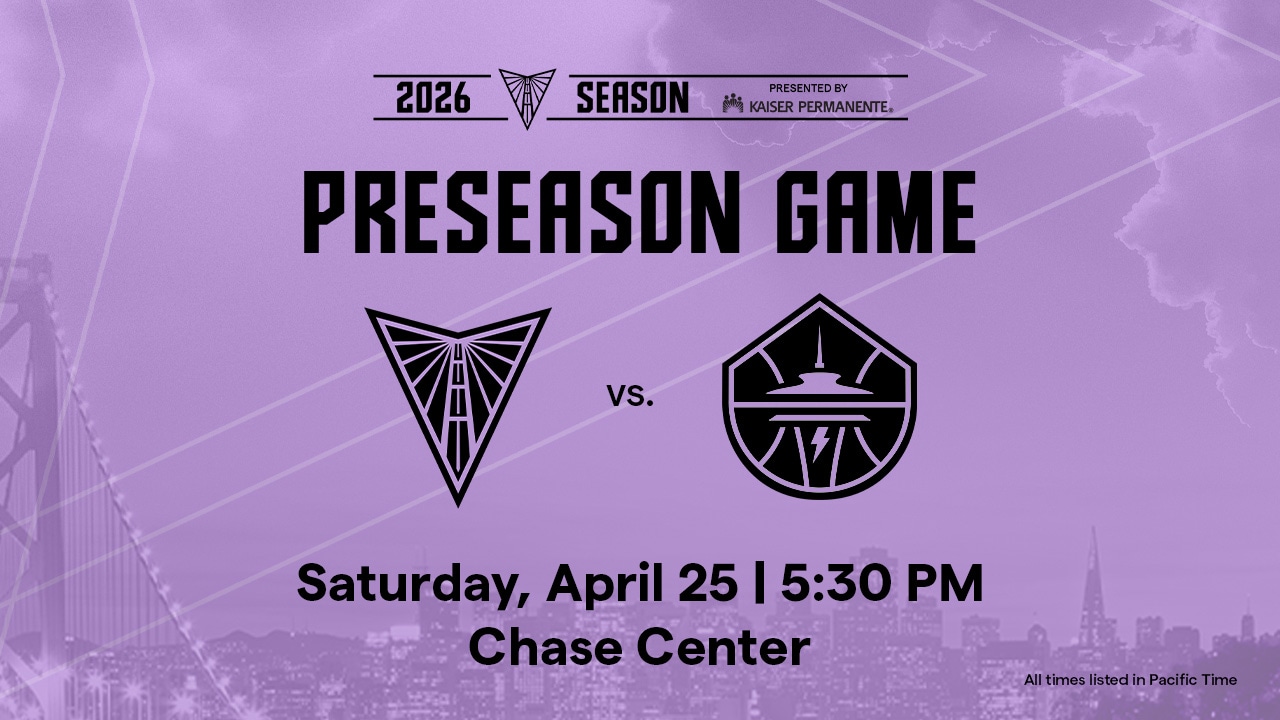 Valkyries Announce 2026 Preseason Game