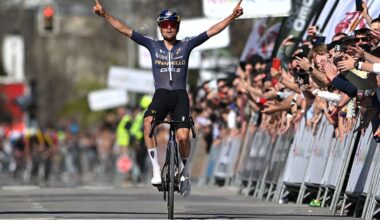 LUCENA, SPAIN - FEBRUARY 22: Thomas Pidcock of Great Britain and Team Pinarello Q36.5 Pro Cycling celebrates at finish line as stage winner during the 72nd Vuelta a Andalucia Ruta Ciclista Del Sol 2026, Stage 5 a 167.8km stage from La Roda de Andalucia to Lucena on February 22, 2026 in Lucena, Spain. (Photo by Szymon Gruchalski/Getty Images)