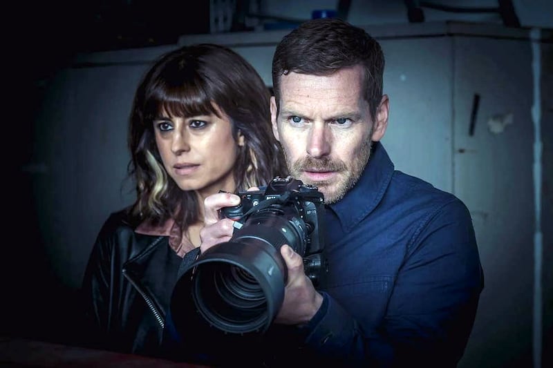 Zahra Ahmadi and Shaun Evans in Betrayal. Photograph: ITV