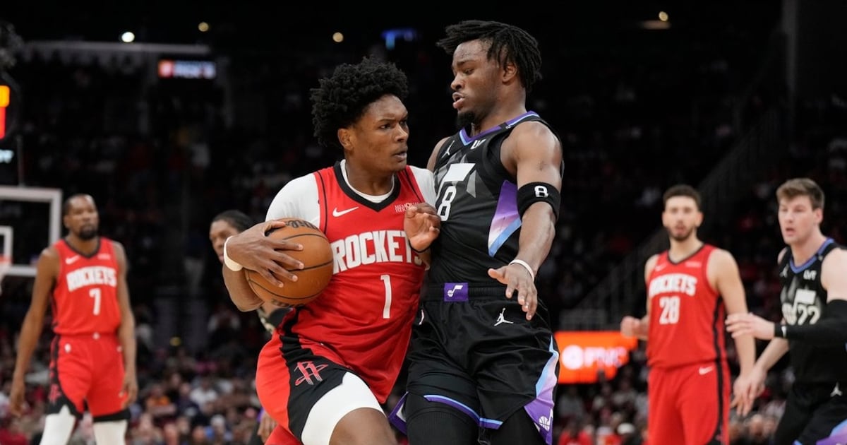 Jabari Smith scores 31 points and Amen Thompson adds 20 as Houston Rockets beat Utah Jazz