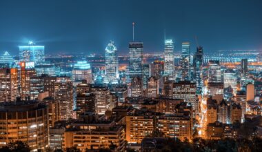 Montreal skyline gun violence guns crime police 2023 homelessness social housing rent freeze