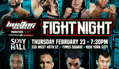 Boxing Insider Fight Night 3 Results, Hardy, Erdenebat