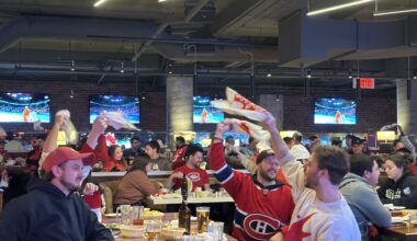 Montrealers up early to support Canada in Olympic gold medal showdown, U.S. leads 1-0