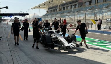 Cadillac red flag kicks off day two of F1 test