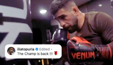 Ilia Topuria Returns, Teases Gaethje Title Bout