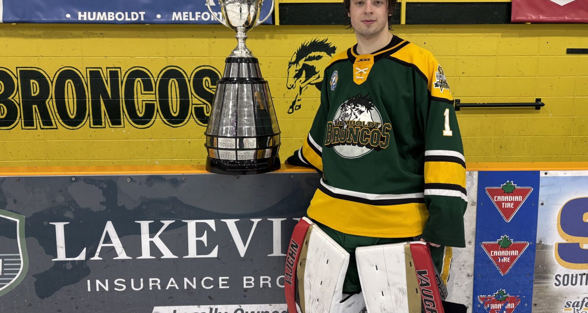 Broncos’ goalie savours full-circle moment during Roughriders’ visit