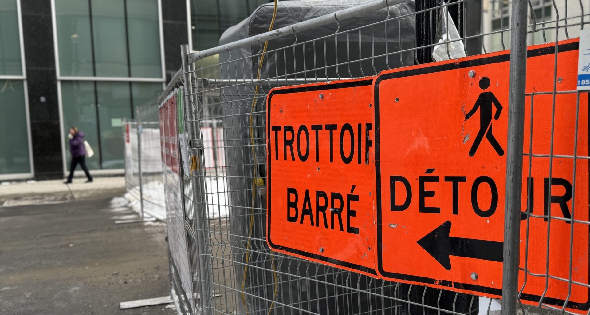 New construction projects in downtown Montreal have business owners alarmed