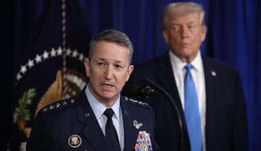President Donald Trump speaks about the Supreme Court's tariff decision during a press briefing, on February 20, 2026 at the White House in Washington D.C.