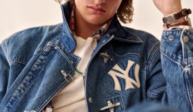 Looks from the Ralph Lauren MLB collection.