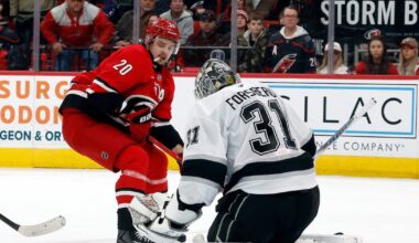Sebastian Aho's overtime goal lifts Carolina Hurricanes to win over Los Angeles Kings
