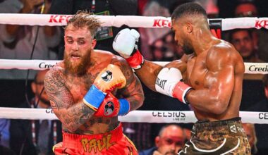 Jake Paul’s fighting future made clear following double broken jaw in Anthony Joshua loss