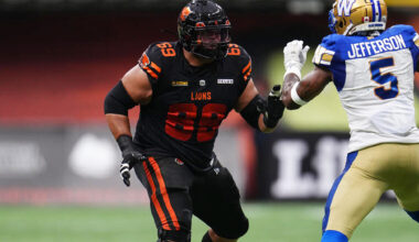 Bombers sign offensive lineman Jarell Broxton, receiver Tommy Nield