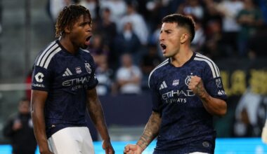 Nicolás Fernández scores on PK in 2nd half to help NYCFC earn draw with LA Galaxy