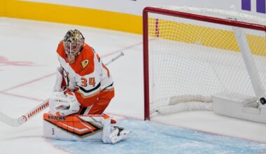 Anaheim Ducks G Petr Mrazek to miss remainder of season after undergoing hip surgery