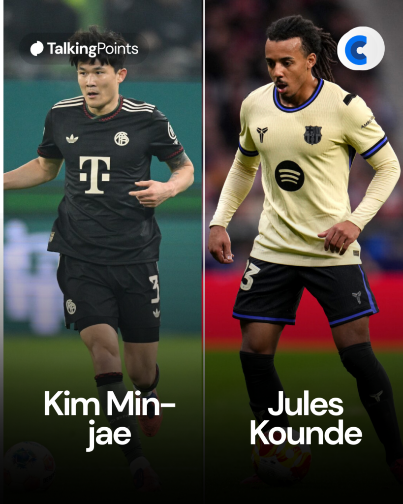 Kim Min-jae and Jules Kounde