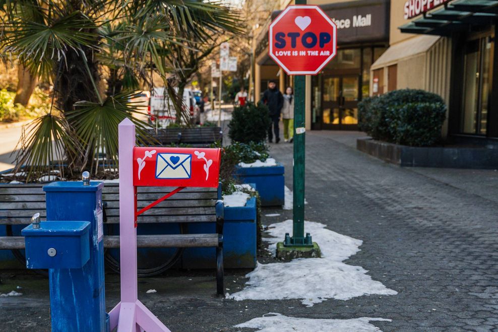 A Love Your City display