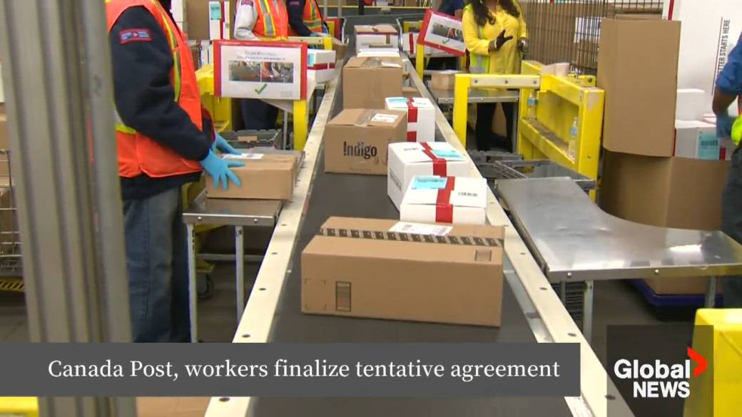 Click to play video: 'Canada Post and CUPW finalize tentative agreement'