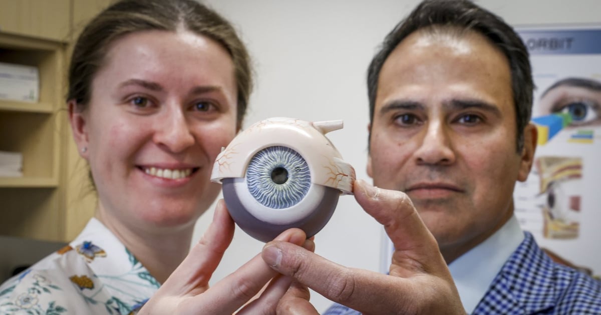 Ukrainian eye doctor training in Calgary to better help wounded