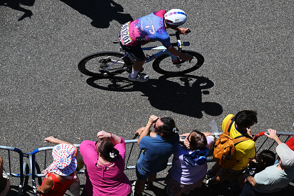 Mike Woods rides the Tour de France 2025