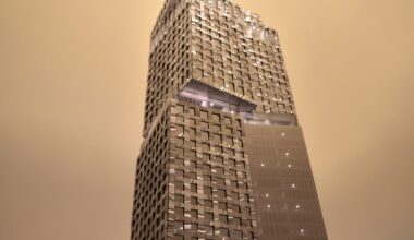 Frank Gehry designed a dance of light at Forma East