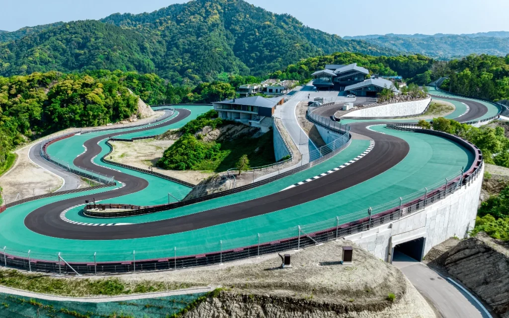 Japanese billionaire spent $200,000,000 building a private Formula 1–designed racetrack for his wife and kids by a Formula 1 circuit designer