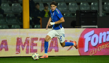 CREMONA, ITALY - OCTOBER 14: Marco Palestra of Italy in action during the UEFA Euro U21 Qualification match between Italy and Armenia at Stadio Giovanni Zini on October 14, 2025 in Cremona, Italy. (Photo by Marco M. Mantovani/Getty Images)