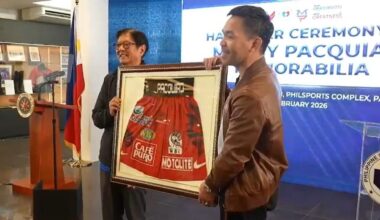 Marcos honors Manny Pacquiao as champion of humanity at National Sports Museum