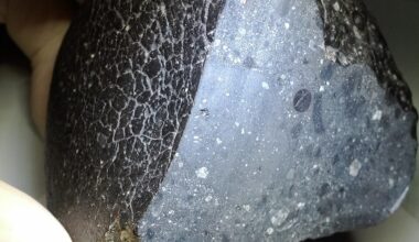 Image of the Black Beauty meteorite. Credit - NASA