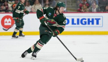 Quinn Hughes extends assist streak to tie Wild record