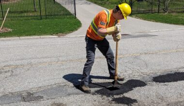 bad winter for potholes in mississauga.